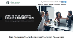 Desktop Screenshot of growthcoachfranchise.com